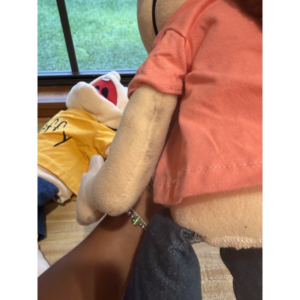 SML Jeffy & Feebee Hand Puppet Plush Doll Lot - Picture 8 of 14